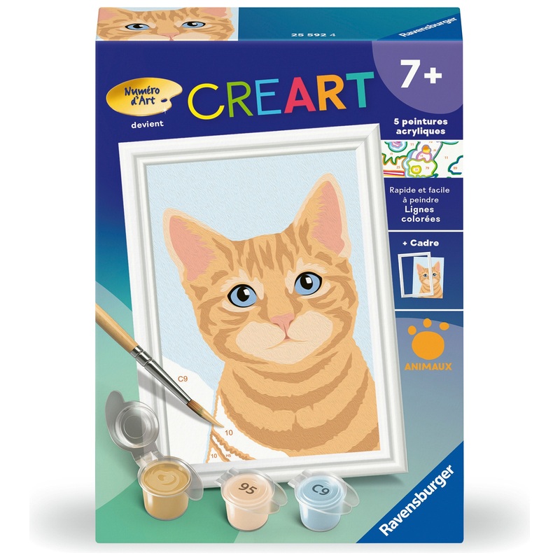 Numéro d'Art Format Mini 8 x 12 cm - Modèle Aléatoire