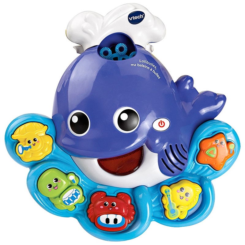 VTech - Jouet de Bain Lolibulles Ma Baleine à Bulles