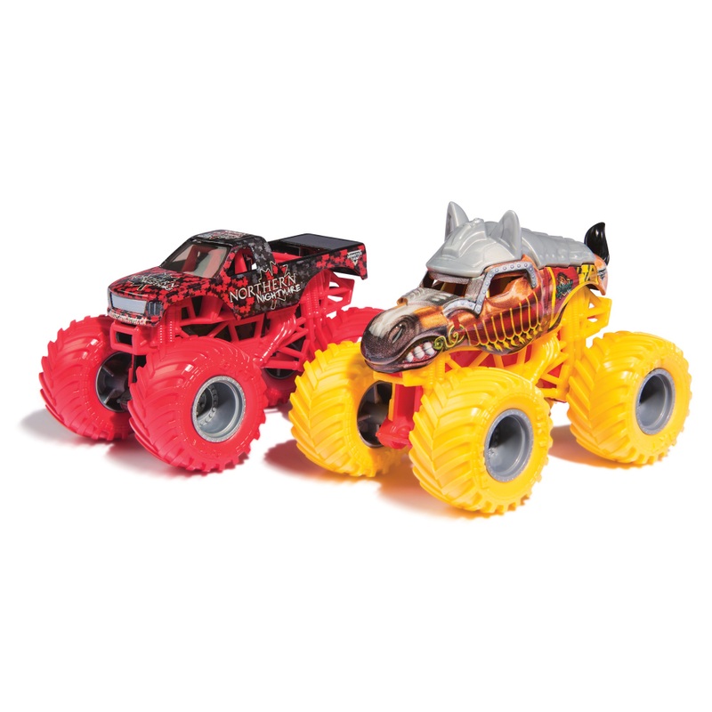Monster Jam Monster Trucks 2-Pack 1:64 assorti