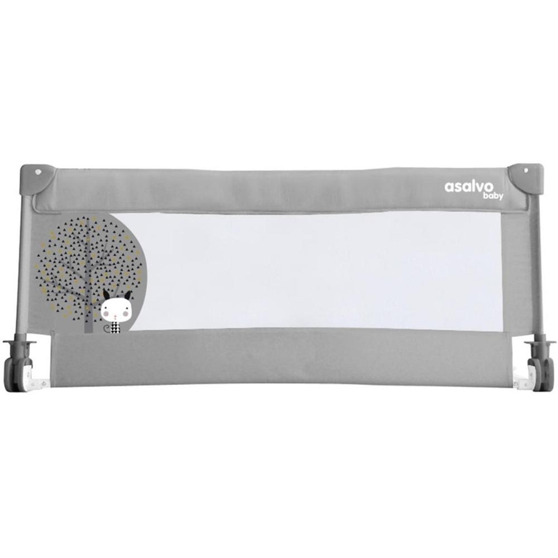 Asalvo Baby Bedhekje Nordic Bear 90 cm grijs