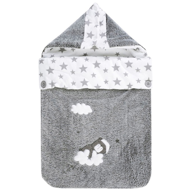 JACKY Multi-Funktions Einschlagdecke 70 x 40 cm Bär