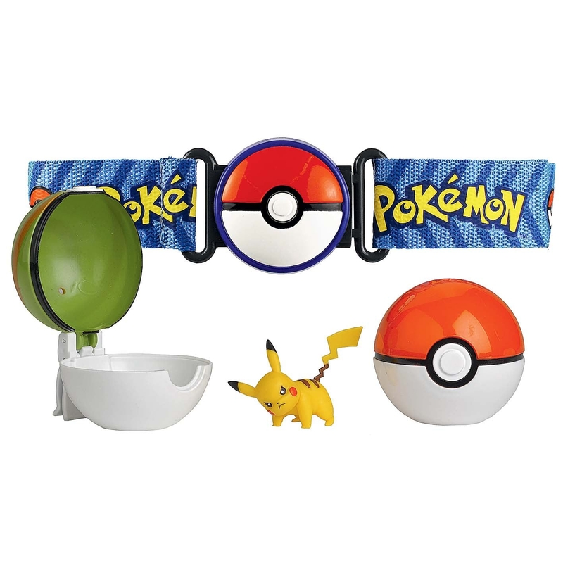 Pokémon - Ceinture Poké Ball et 1 Figurine - Modèle Aléatoire