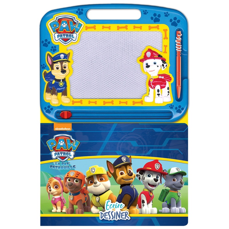 La Pat'Patrouille - Écrire et Dessiner Ardoise - Bleu