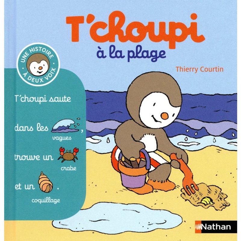 T'choupi - Livre T'choupi à la Plage | Smyths Toys France