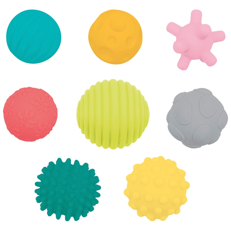 Ludi - 8 Balles Sensorielles D'éveil