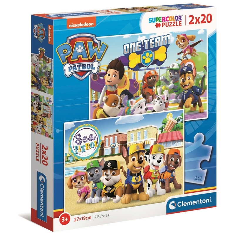 La Pat'Patrouille - Coffret Puzzles 2x20 Pièces