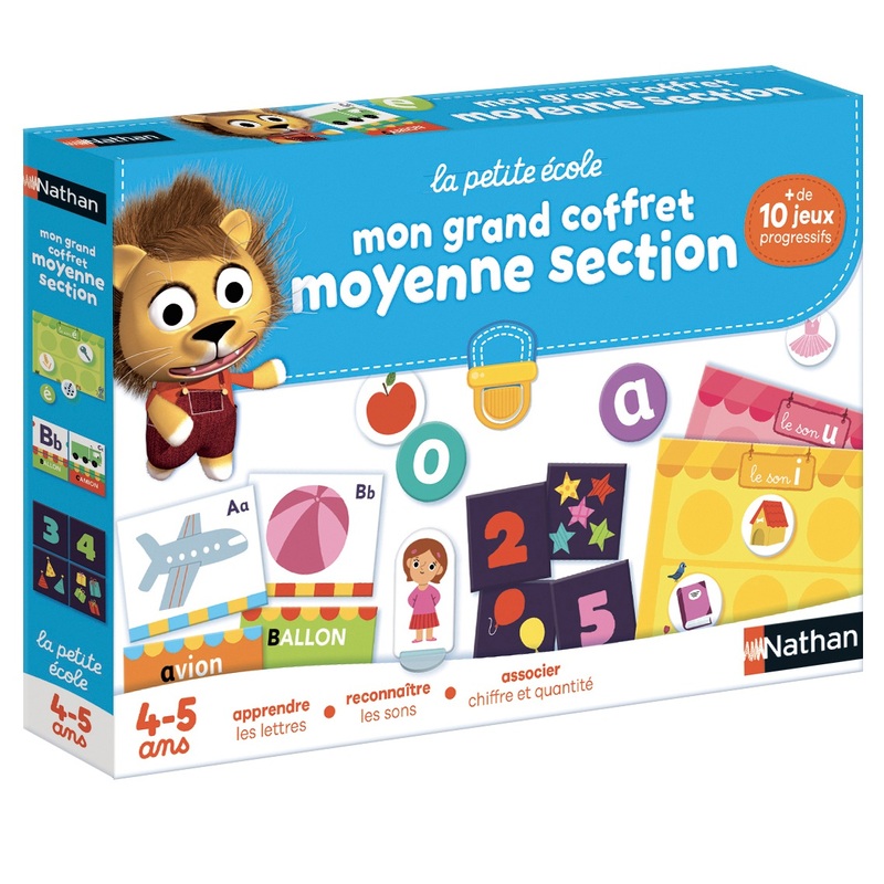 Nathan - La Petite École Mon Grand Coffret Moyenne Section