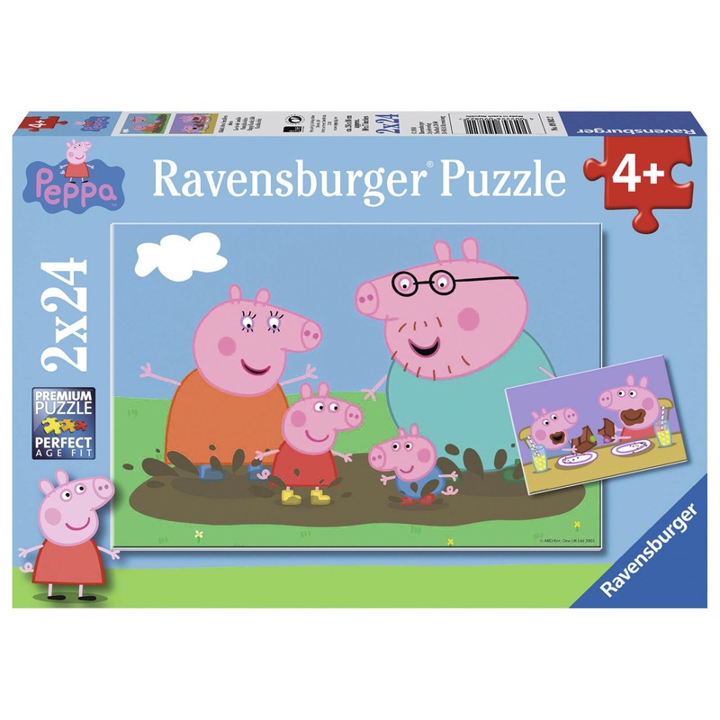 Peppa Pig - Coffret Puzzles La Vie de Famille 2x24 Pièces