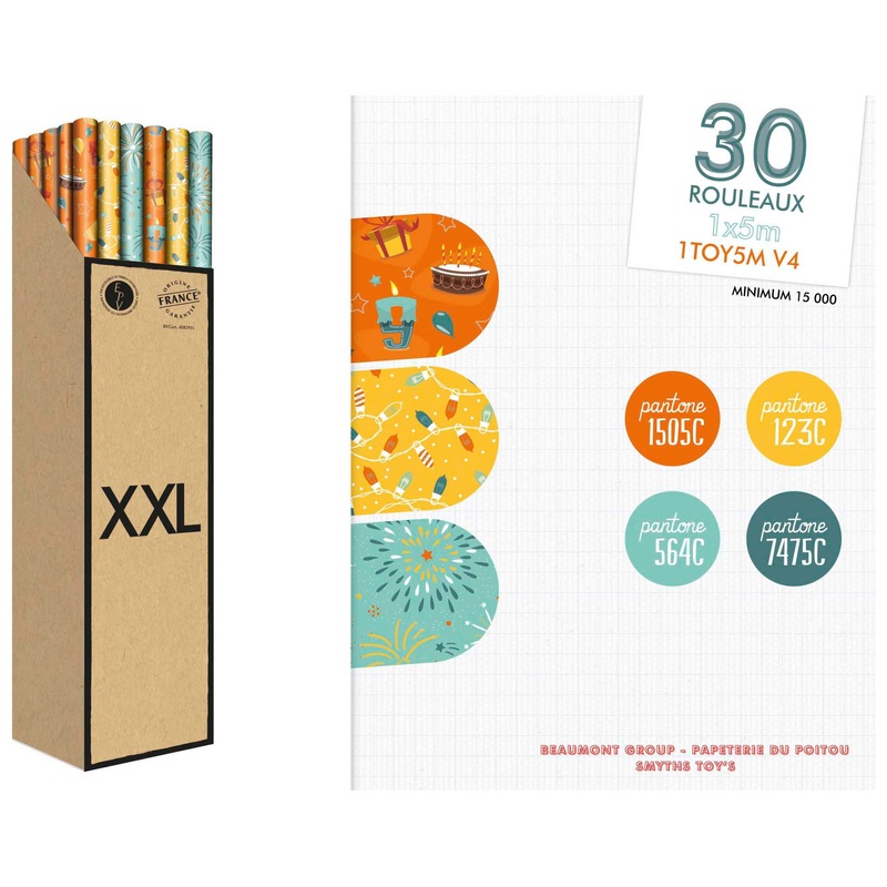 Papier Cadeau XXL - Modèle Aléatoire