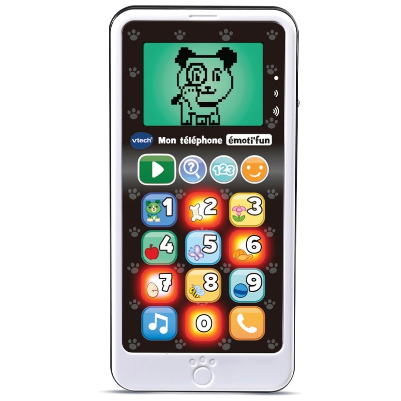 VTech - Mon Téléphone Émoti'fun - Blanc