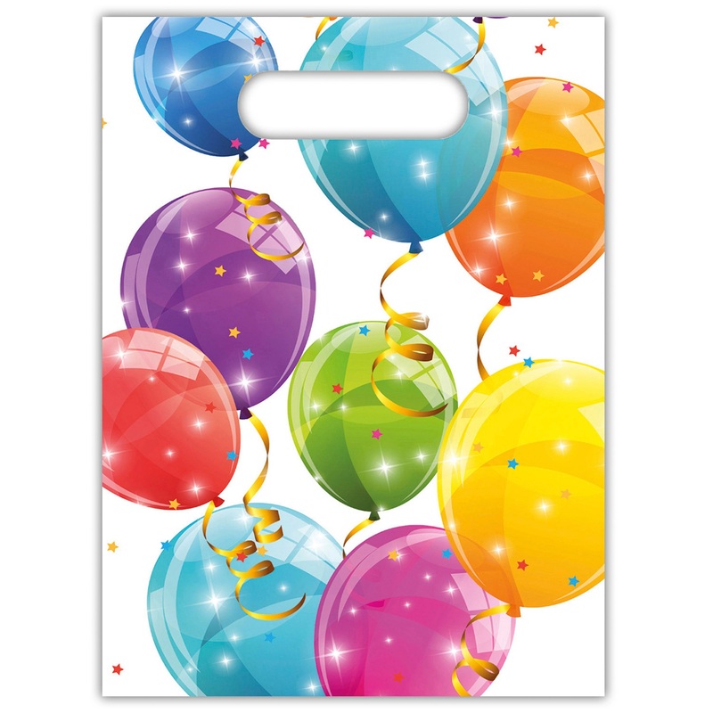 6 Sacs A Bonbons Motifs Ballons