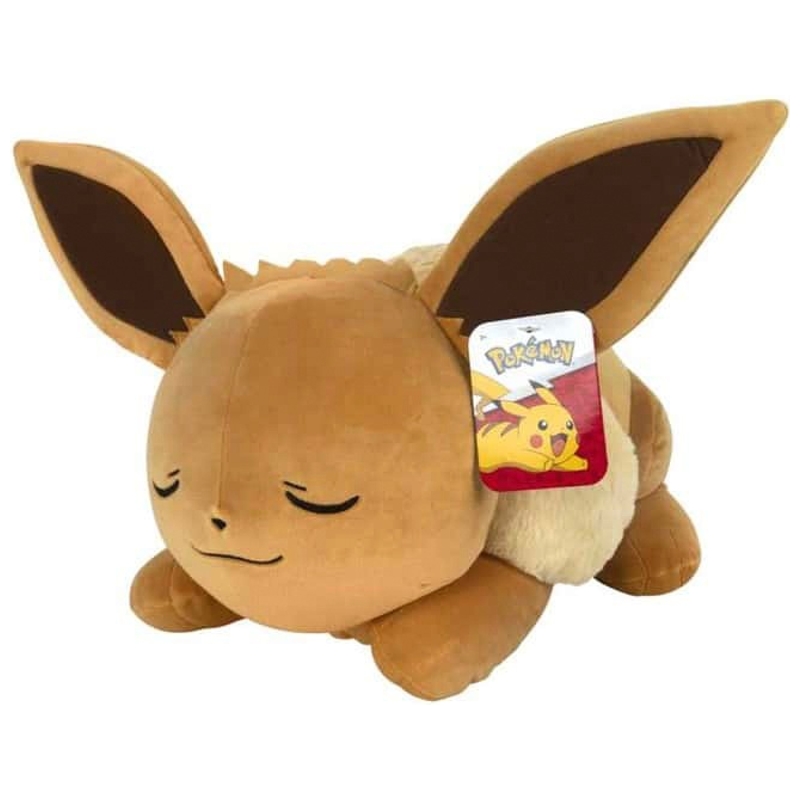 Pokémon - Peluche Evoli Endormi 40 cm