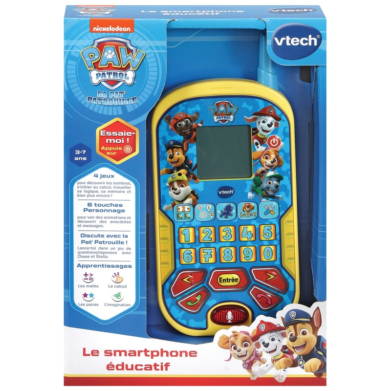 VTech - La Pat'Patrouille Smartphone Éducatif - Bleu