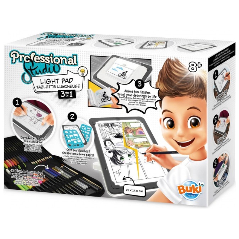 Buki - Tablette à Dessin Lumineuse BD Manga 3-en-1