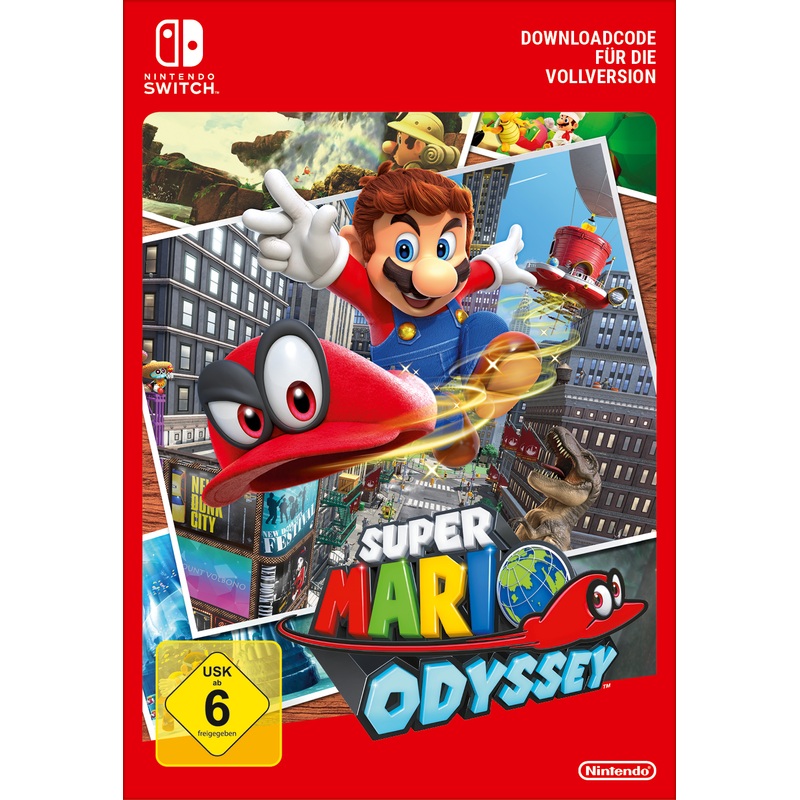 Nintendo Switch Super Mario Odyssey (Download-Code für die Vollversion)