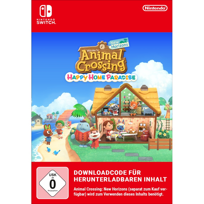 Nintendo Switch Animal Crossing: New Horizons Happy Home Paradise Download Code