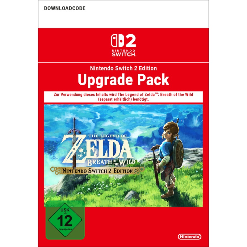 Nintendo Switch 2 The Legend of Zelda Breath of the Wild Upgrade Pack