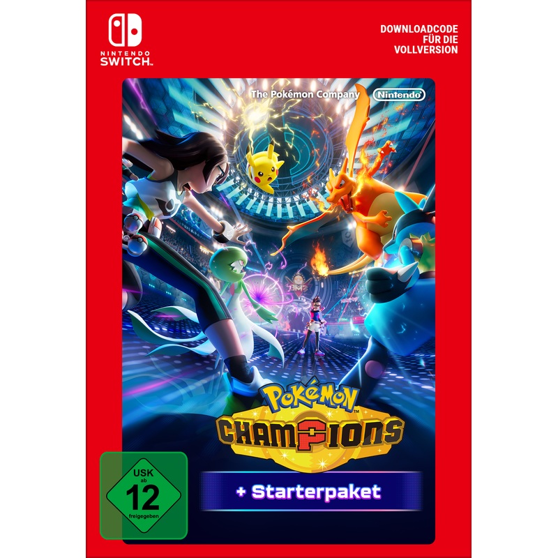 Nintendo Switch Pokémon Champions + Starterpaket (nur Download-Code)