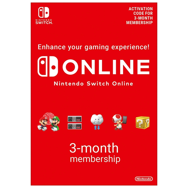 Nintendo Switch Online 3 Month Individual Membership (Digital Download)