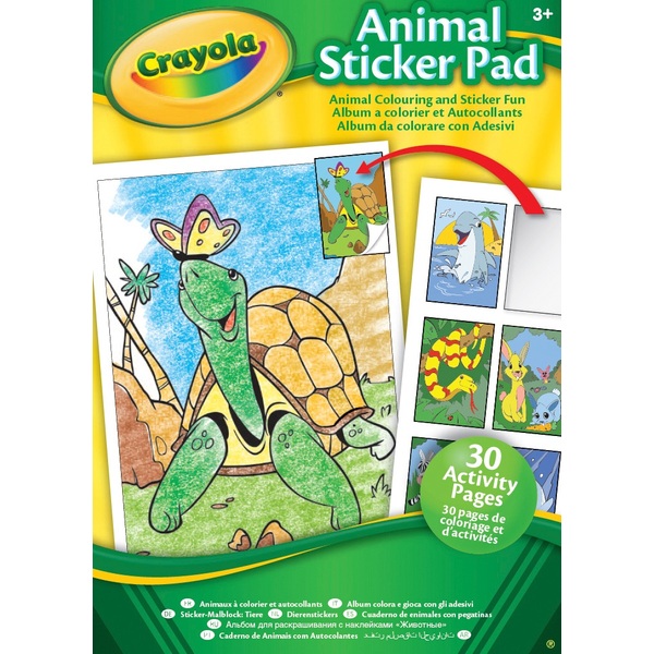 Download Creative Toys Activities Crayola Activity Sticker Pad Puzzles Colouring Book Stickers Kids Fun Gift New Toys Games