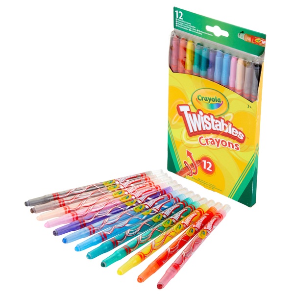 Pokemon 12-Color Twist Crayon Set