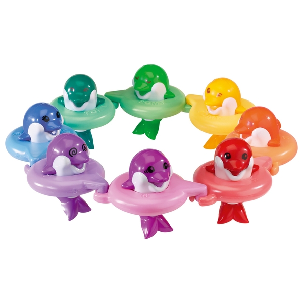 Tomy Toomies Do Re Mi Dolphins Bath Toy