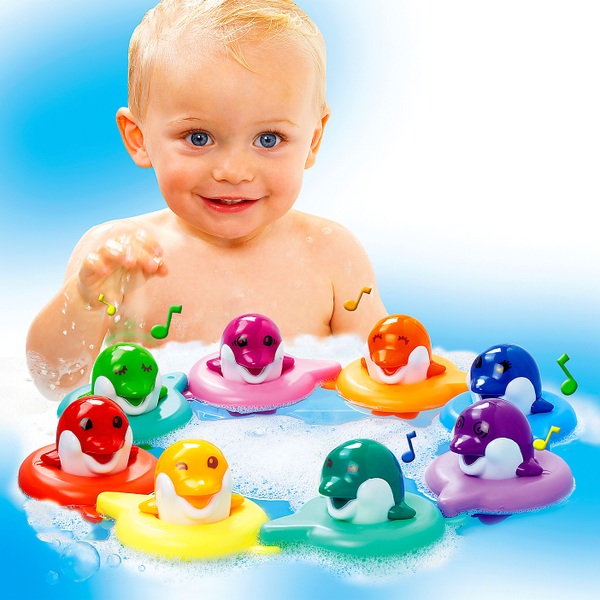 TOMY Toomies Do Re Mi Dolphins Bath Toy Smyths Toys Ireland