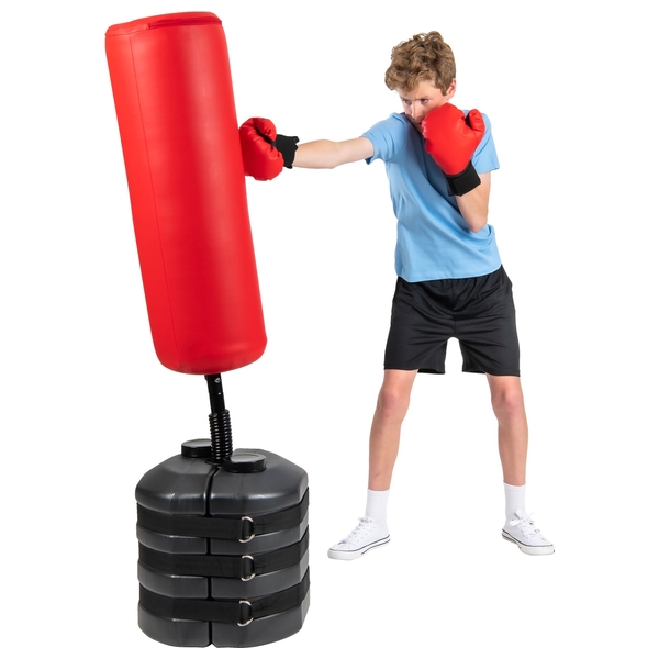 Free Standing Heavy Boxing Punching Bag Set Cardio Training Kickboxing  Adult AAA | eBay