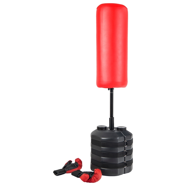 155cm Free Standing Boxing Punch Bag with 12oz Gloves Smyths Toys UK