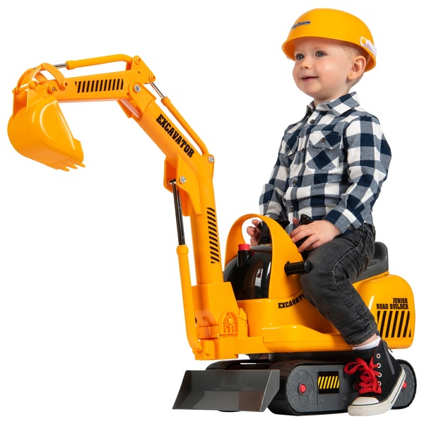junior road builder excavator toy