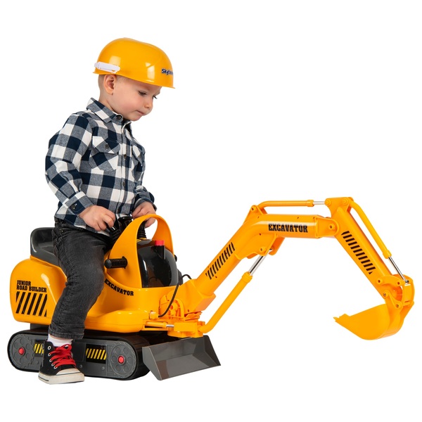 Micro Excavator and Hard Hat | Smyths Toys UK