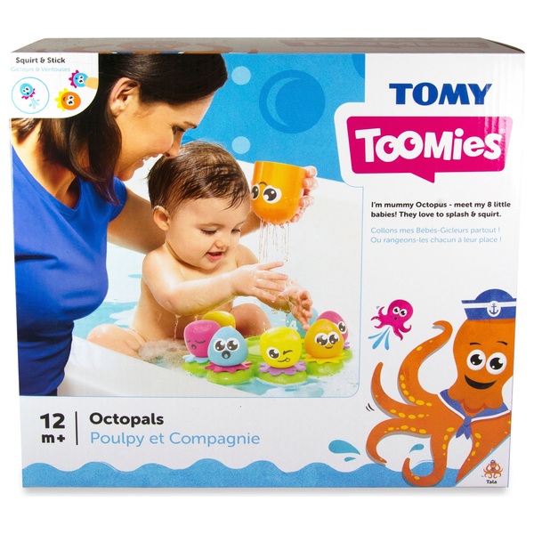 Toomies Octopals Love To Splash And Squirt Stick My Babies To The Bath NEW_UK 