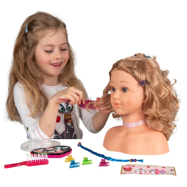 hair styling head toy