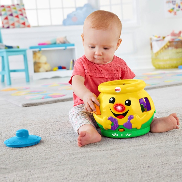 Fisher-Price Laugh & Learn Cookie Shape Sorter Yellow | Smyths Toys UK