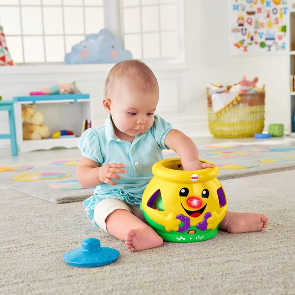 Fisher-Price Laugh & Learn Cookie Shape Sorter Yellow | Smyths Toys UK