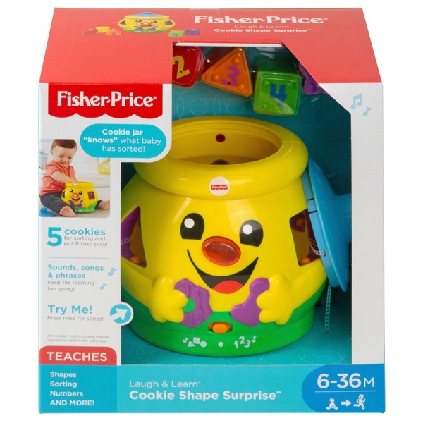 Fisher Price Laugh and Learn Cookie Shape Surprise set 