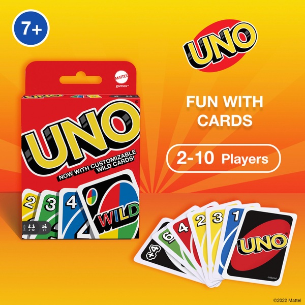 Uno Cards. Fast and Fun game for everyone | Smyths Toys