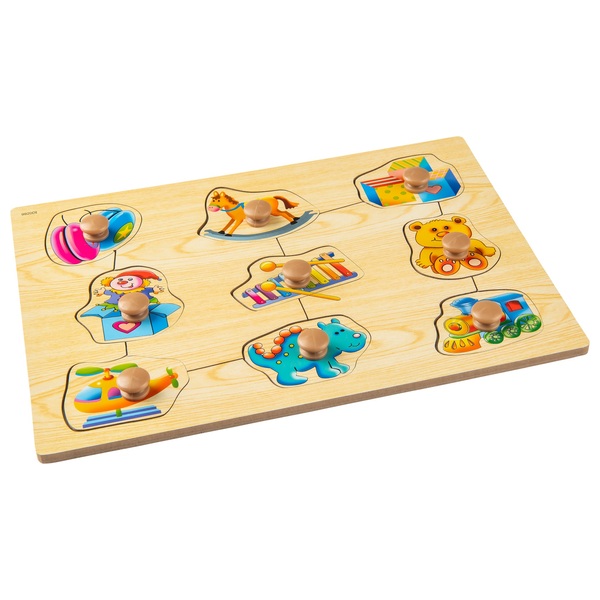 Wooden Easy Grab Puzzles Assortment Smyths Toys UK