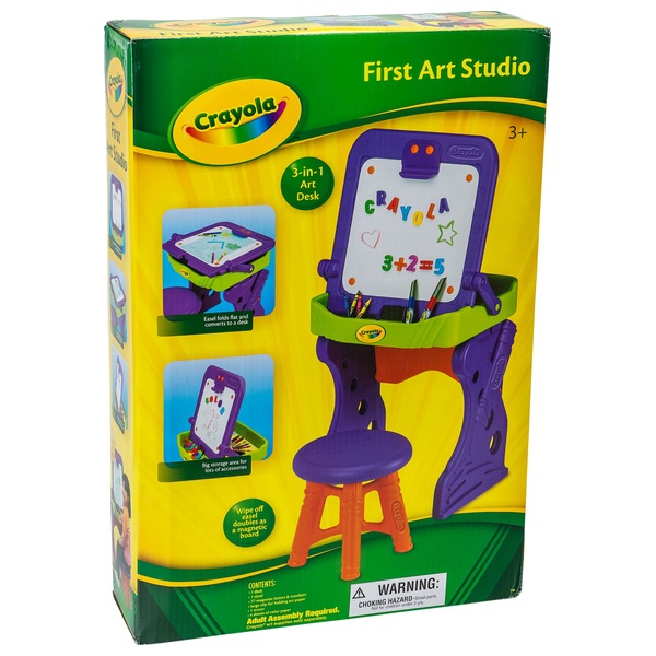 Crayola My First Art Studio Desk And Easel Smyths Toys