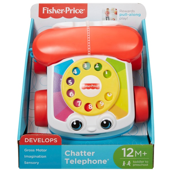 industrie Berouw Gecomprimeerd Fisher-Price Klapperende Telefoon Speelgoed Klassieker te volgen met  Telefoongeluid | Smyths Toys Nederland