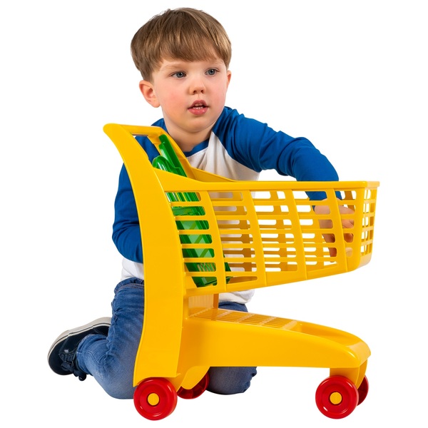 Chariot de courses pour enfant avec panier garni