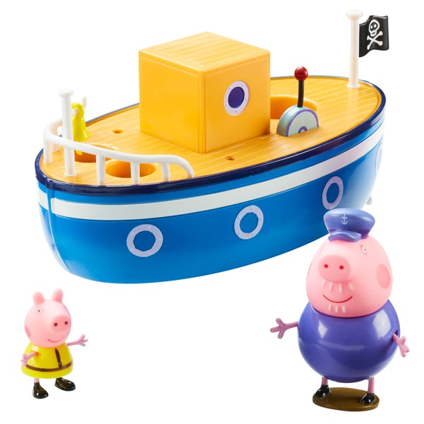 grandpa pig's bathtime boat