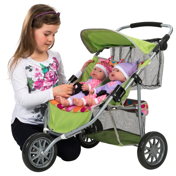 Dimples Twin Jogger Dolls Buggies & Prams UK