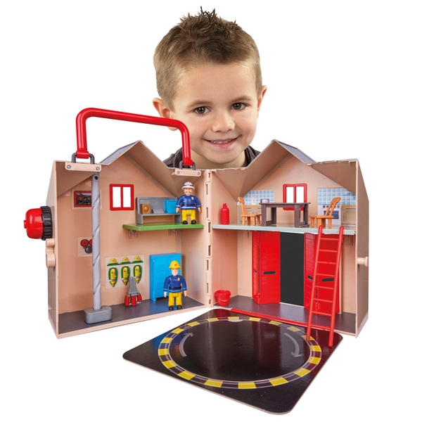 Fireman Sam Deluxe Fire Station Playset Smyths Toys UK