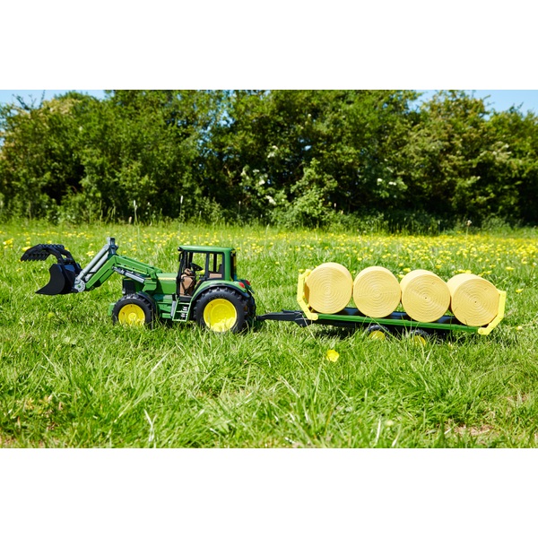Bruder 116 John Deere 6920 Tractor Loader With Bale Trailer Smyths Toys Ireland