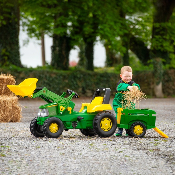 john deere front loader toy