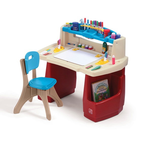 Step 2 Deluxe Art Activity Desk | Smyths Toys UK