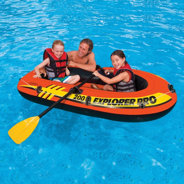 Intex Inflatable Boat Explorer Pro 50 137x85x23cm Children Swimming Dinghy 