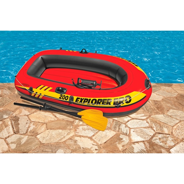 Intex Explorer Pro 200 Inflatable Boat Set