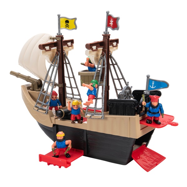 redbox pirate ship and castle playset